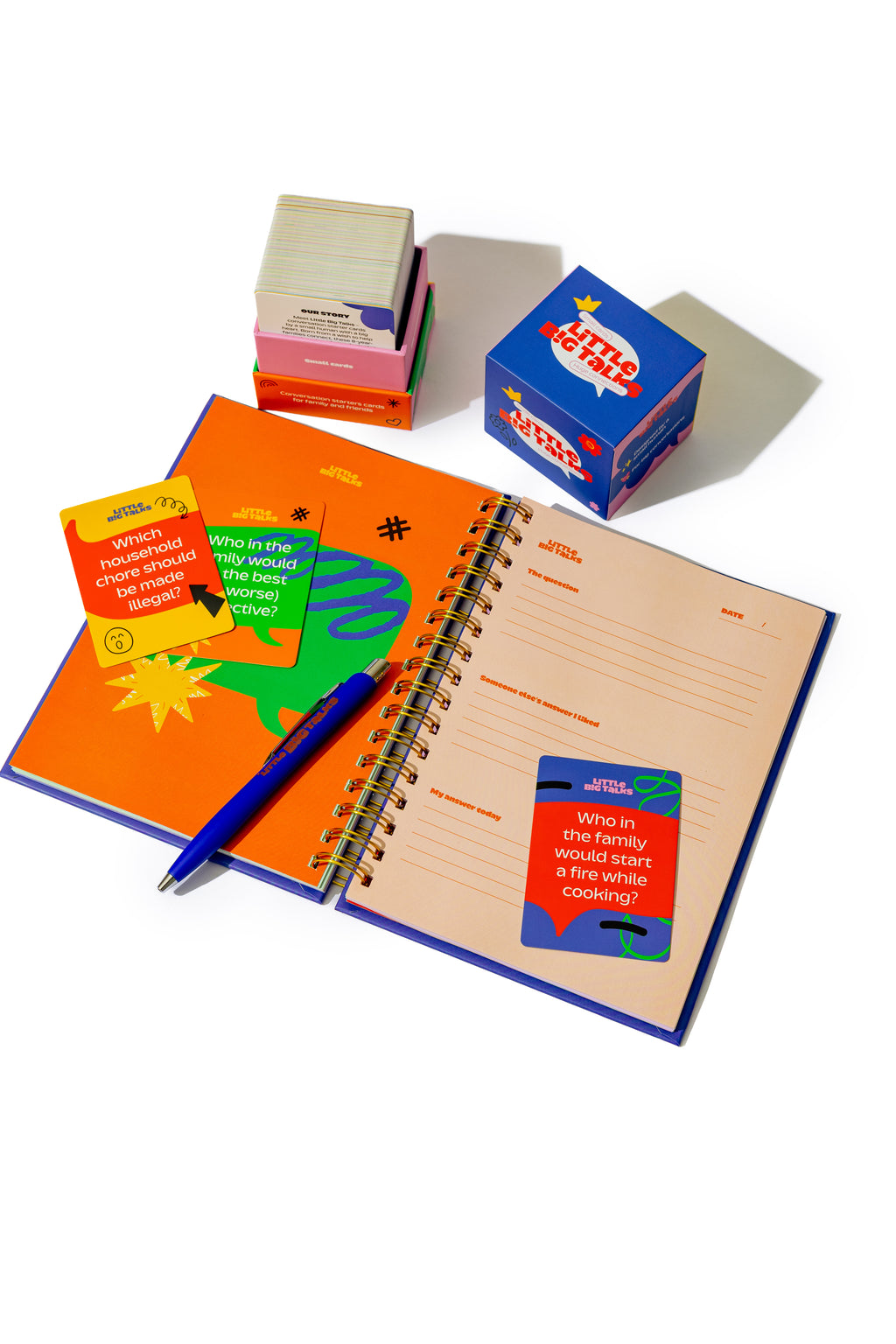 Little Big Talks Bundle – Cards + Journal + Bonus Pen