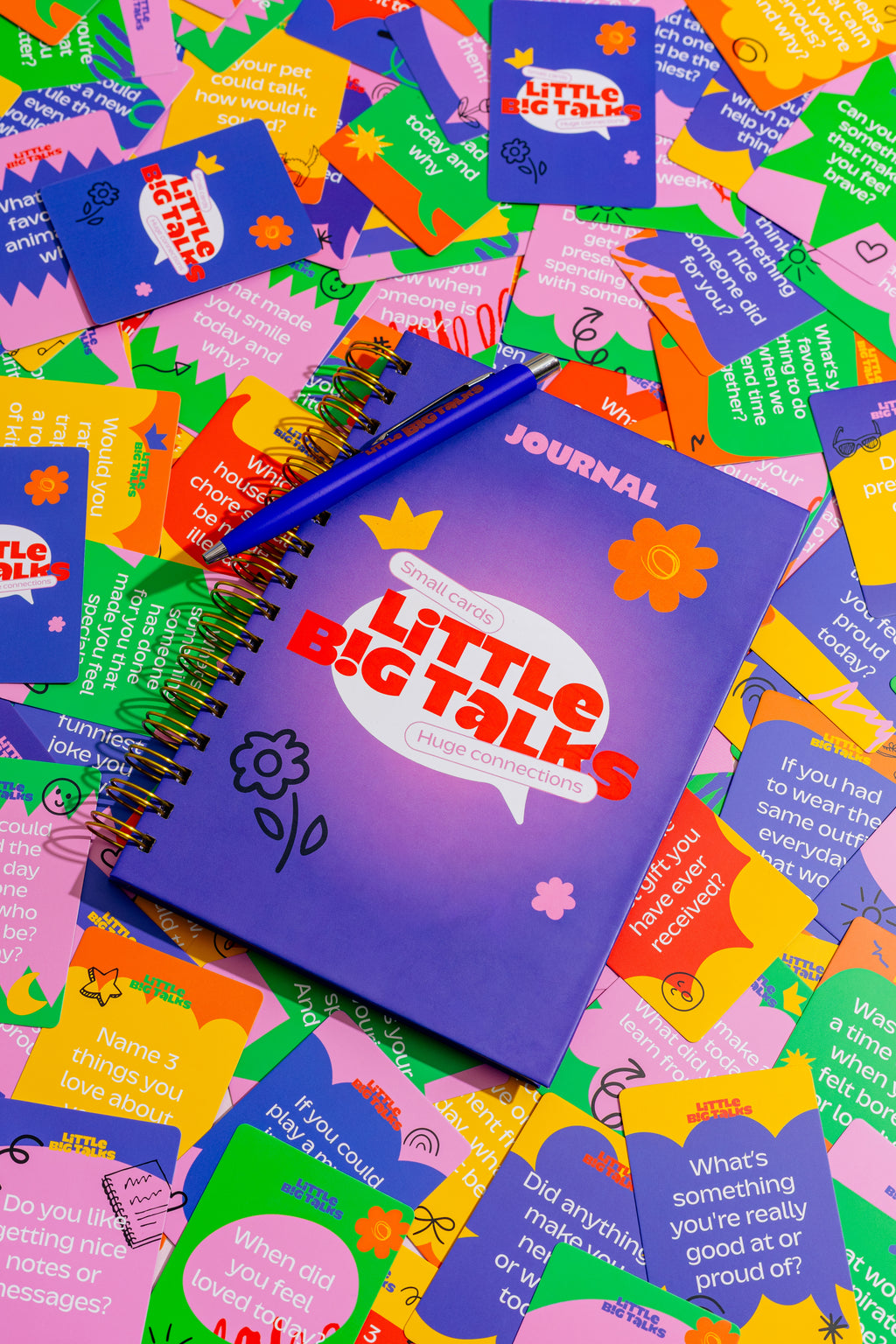 Little Big Talks Bundle – Cards + Journal + Bonus Pen