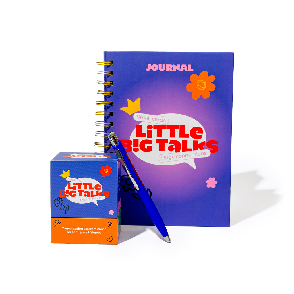 Little Big Talks Bundle – Cards + Journal + Bonus Pen