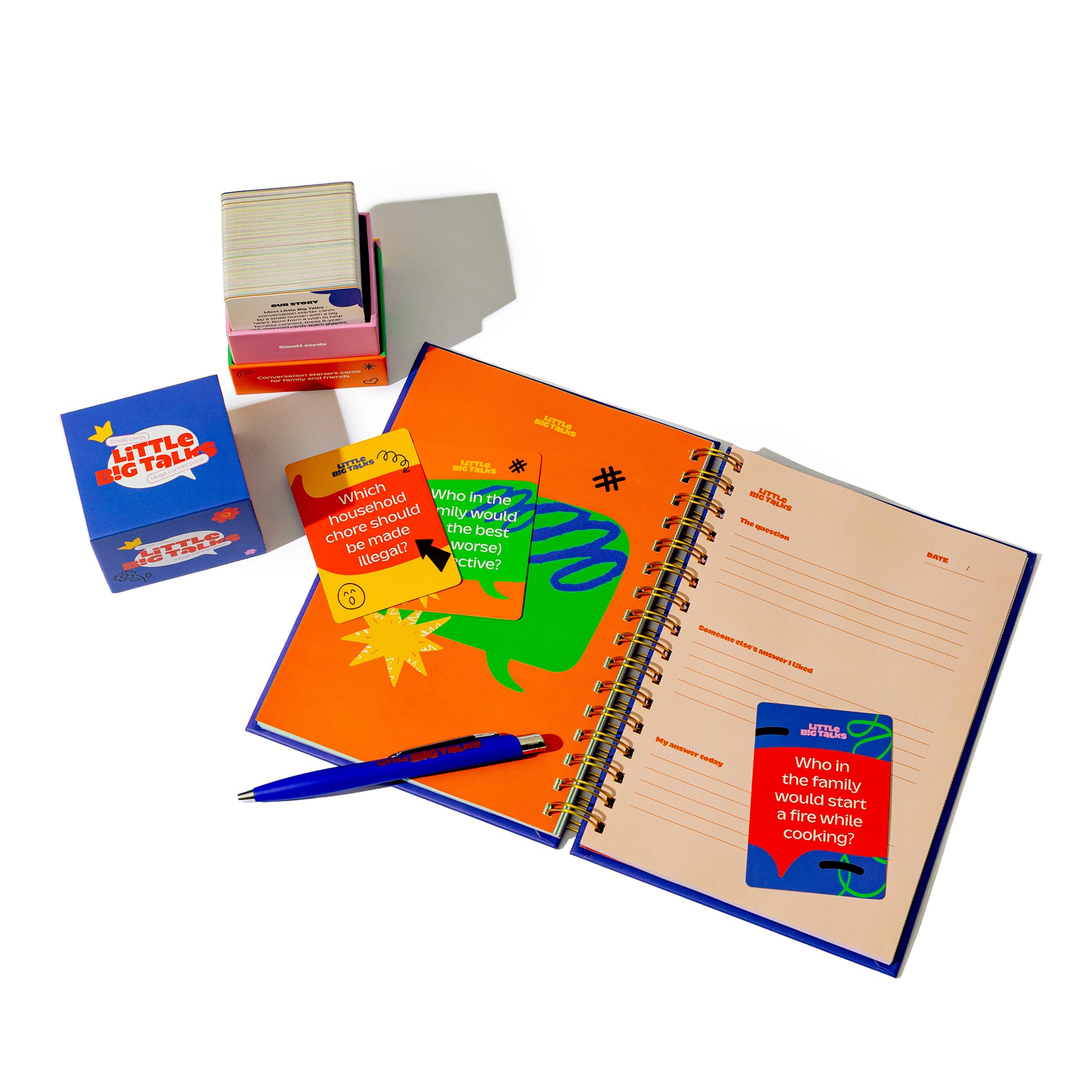 Little Big Talks Bundle – Cards + Journal + Bonus Pen