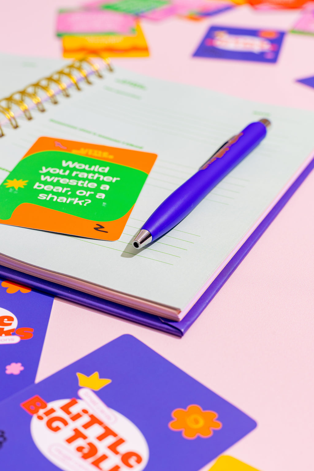 Little Big Talks Bundle – Cards + Journal + Bonus Pen